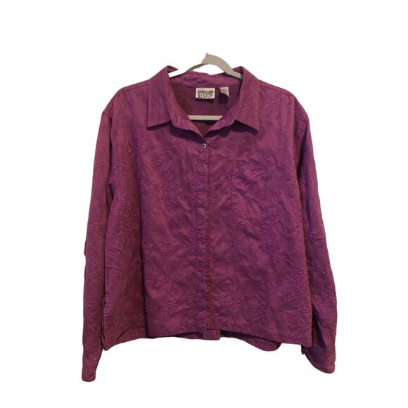 Chico’s Design blouse size 3 - Picture 1 of 8